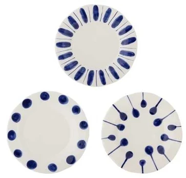 Usorteret CREATIVE COLLECTION Linora lėkštė, mėlyna, akmens masės