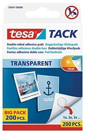 Beiersdorf Tesa Tack Klebepads Big Pack transparent