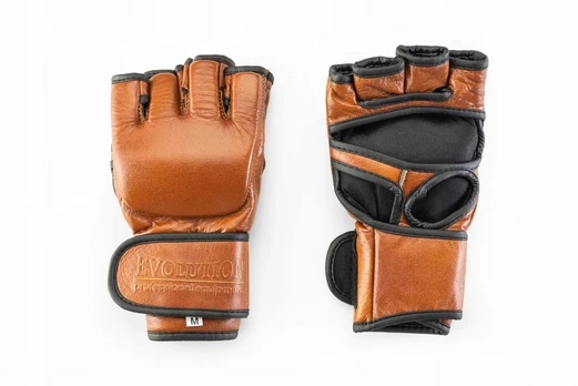 Profesionalios natūralios odos mma pirštinės evolution retro m