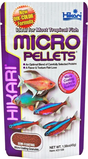 Hikari Micro Pellets visavertis pašaras žuvims - 45 g