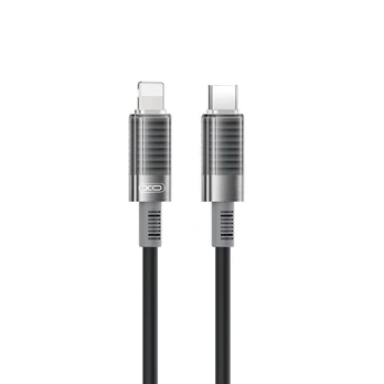 XO cable NB-Q282A PD USB-C - Lightning 1,0m 27W juodas
