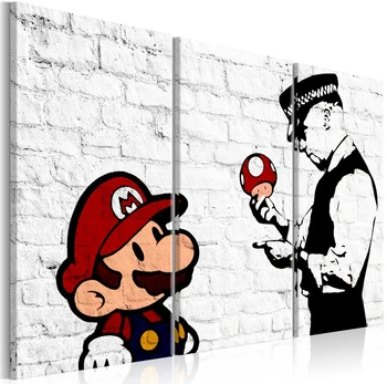 Artgeist Paveikslas - Mario Bros (Banksy)