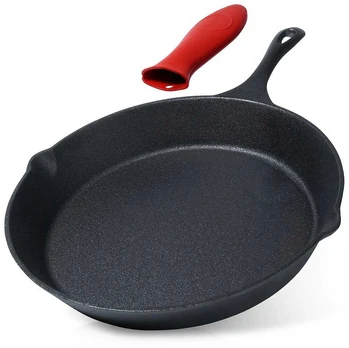 Ketaus keptuvė su silikoniniu dangteliu CAST LINE 30 cm