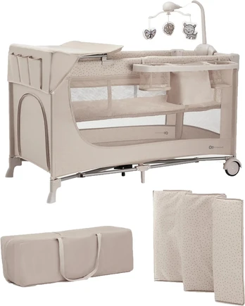 Travel cot JOY 2 BEIGE