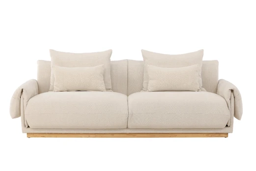 Trivietė sofa Mollösund 237x95x82, beige