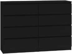 Topeshop M8 140 CZERŃ komoda kaina