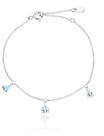 Beneto Exclusive Elegant sidabrinis apyrankė su topazais TOPAGB5/20