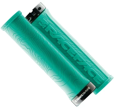 Race Face grips - HALF NELSON, SINGLE LOCK ON turquoise