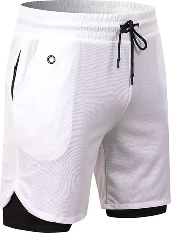 Vyriški sportiniai šortai Cotop, balti, 3XL
