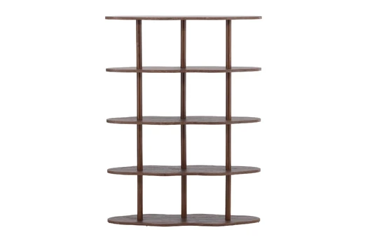Moln Bookcase 105x30x140 cm - MDF with Mocca 3D Paper