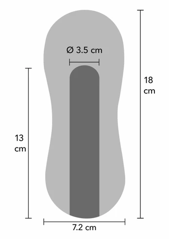 Ass Stroker Vibrating Intimate Machine with Textured Tunnel 8713221841797