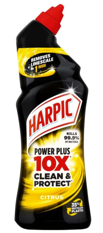 Gelinis WC valiklis HARPIC Power Plus 10X Citron, 750ml
