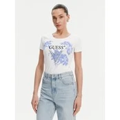 Guess Marškinėliai W5GI08 J1314 Balta Slim Fit