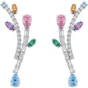 Swarovski Auskarai 5737426 Sidabrinė