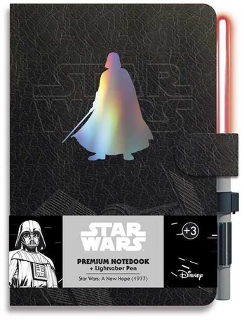 ERIK Star Wars Darth Vader A5 premium notebook + light saber pen