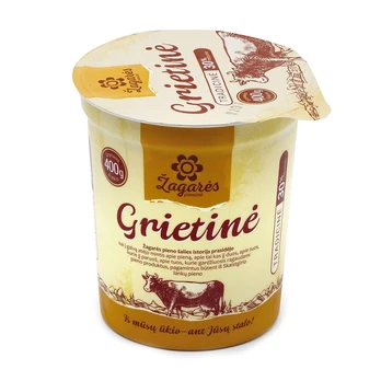 Grietinė ŽAGARĖS, 30% rieb., 400 g