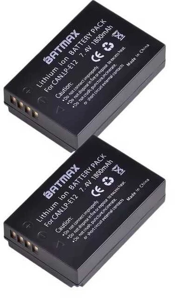 Batmax Canon LP-E12 akumuliatorius 2 vnt