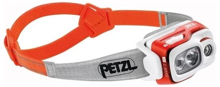 Prožektorius ant galvos Petzl SWIFT RL, oranžinis