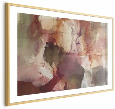 Artgeist Plakatas - Spring Composition - glimmers and forms in watercolor technique
