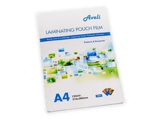 AVELI Laminavimo plėvelė A4 250mic (2x125) blizgi