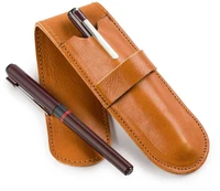 Leather men s pen case SA12 CAMEL kaina