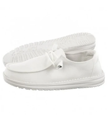 Hey Dude Wendy Slub Canvas White 40063-100 (HY16-a) batai