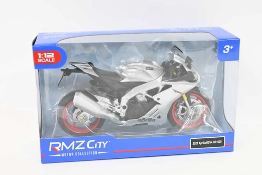 Daffi Model RMZ Hobby 1:12 ApriliaRSV4 silv H-134 81345