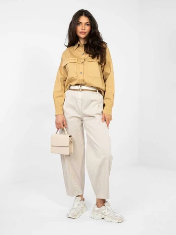 Italy Moda Koszula-IT-KS-FL9968.48-camelowy