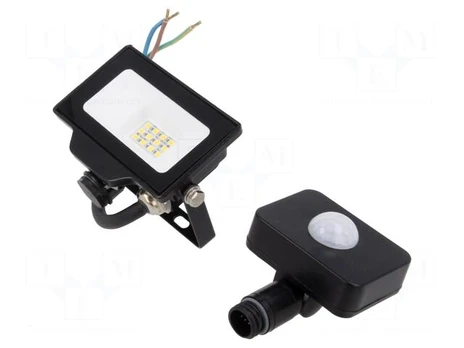 Lamp: LED flood light | 230VAC | 10W | 4000K | CRImin: 80 | 1000lm