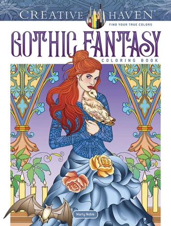 Creative Haven Gothic Fantasy Coloring Book