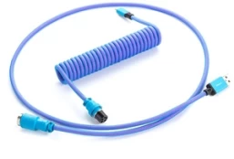 Klaviatūros laidas Cablemod Pro Coiled Keyboard Cable USB-C / USB Typ-A 150cm, violetinė/žydra kaina