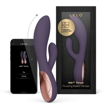 LELO Ina Thrust Rabbit violetinis vibratorius