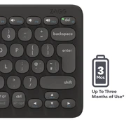 ZAGG Pro Klaviatūra 12, Bluetooth, QWERTY, Juodas kaina