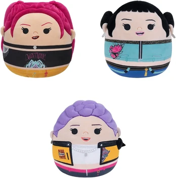 SQUISHMALLOWS K-POP DEMON HUNTERS Pliušinis žaislas „Flip-a-Mallows“, 20 cm