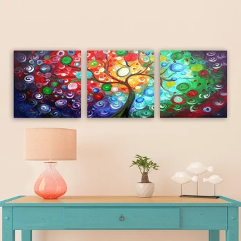 Reprodukcija Wallity PMDR0221, 30 cm x 30 cm, 3 vnt.
