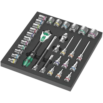 Wrenches set | 6-angles,hex key,socket spanner | 31pcs.