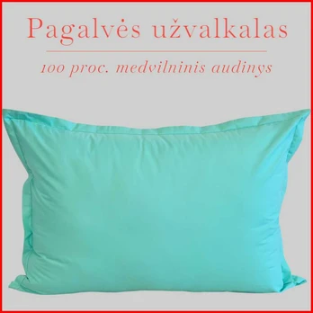 Pagalvės užvalkalas - 50x70 cm. be užtrauktuko