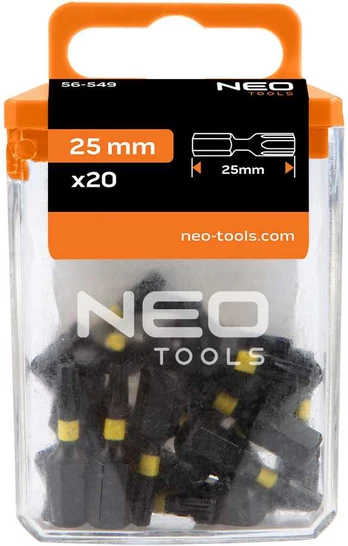 Neo Tools TX10 x 25 mm smūginiai antgaliai, 20 vnt.