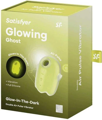 SATISFYER GLOWING GHOST Geltonas