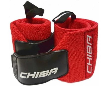 Chiba 44476 Strongman Wristwraps Red