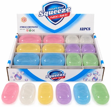 Squishy vazelininis tualetinis muilas minkomas žaislas