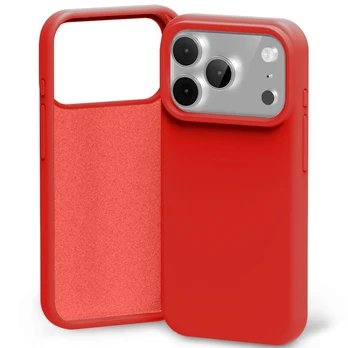 Dėklas Mercury Silicone do iPhone 17 Pro raudona