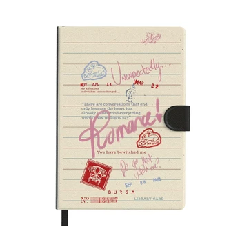 Library Card - Notebook, A5 (14.8 x 21cm) / Lined