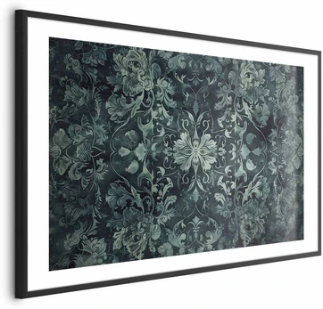 Artgeist Plakatas - Carpet Ornaments in Emerald Shades