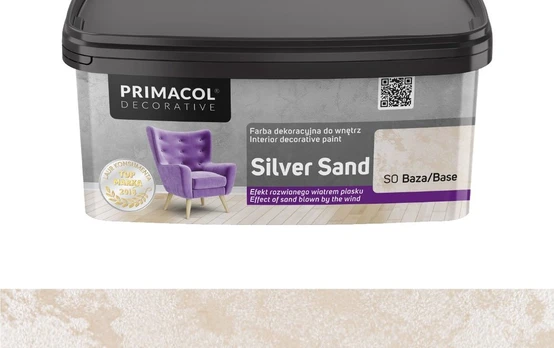 Struktūriniai dažai PRIMACOL SILVER SAND, 1l, bazė