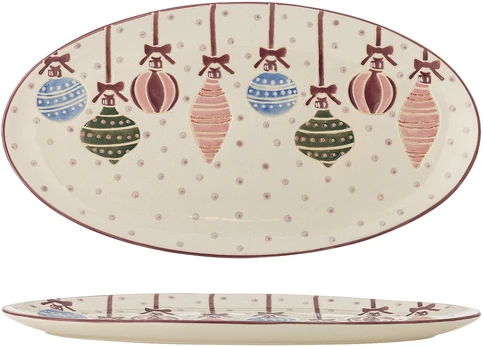 Bloomingville - Ornamentia Serving Plate - Multi - Stoneware