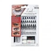 KISS - Artificial Tufted Eyelashes 3D DIY Faux Extensions Lash Mapping Kit kaina