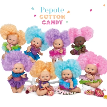 NINES D'ONIL lėlė Pepote Cotton Candy, 26 cm , 404