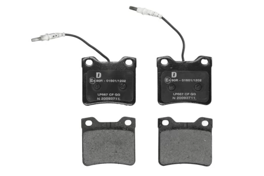 DELPHI LP0667 Brake pad set