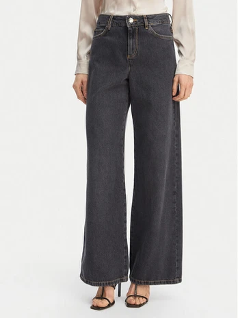 Marella Džinsai Drago 2615181121 Juoda Wide Leg